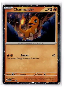 Charmander - (Cosmos Holo) 047 SV: Scarlet & Violet Promo Cards Holo NM - Image 1