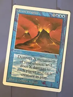 Magic the Gathering MTG Unlimited Volcanic Eruption LP (Beta Bob) - Image 1