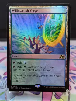 MTG Willowrush Verge Aetherdrift Foil - Image 1