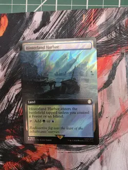 Hinterland Harbor Extended Surge Foil MTG Fallout PIP 1026 NM Unplayed - Image 1