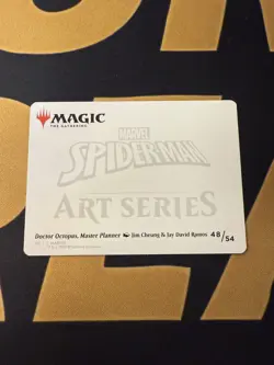 Doctor Octopus, Master Planner Spiderman Art Series 48/54 MTG GOLD STAMP - Image 2