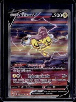 2023 Pokemon SWSH Crown Zenith Raikou V Galarian Gallery #GG41/GG70 - Image 1
