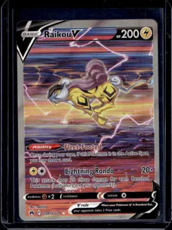 2023 Pokemon SWSH Crown Zenith Raikou V Galarian Gallery #GG41/GG70 - Image 1