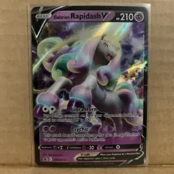 Pokemon TCG Galarian Rapidash SWSH Black Star Promos SWSH111 Holo Promo - Image 1
