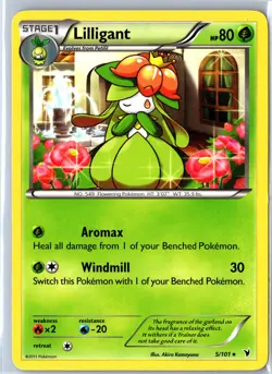 Pokemon tcg: Noble Victories Lilligant #5/101 Base - NM Rare .VO5 - Image 1