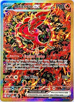 Oricorio ex MEP 024 ILLUSTRATION RARE Black Star Promo Pokemon Card TCG 2025 NM - Image 1