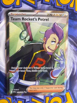 Team Rocket's Petrel 226/182 Ultra Rare Full Art - Pokemon Destined Rivals SV10 - Image 1