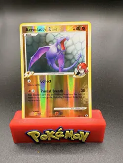 Aerodactyl GL Reverse Holo 55/111 Rising Rivals Pokemon Card NM - Image 1