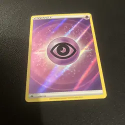 Pokemon TCG Psychic Energy (Texture Full Art) Crown Zenith 156/159 Holo Ultra... - Image 2
