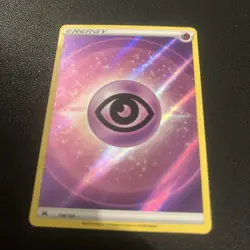 Pokemon TCG Psychic Energy (Texture Full Art) Crown Zenith 156/159 Holo Ultra... - Image 3