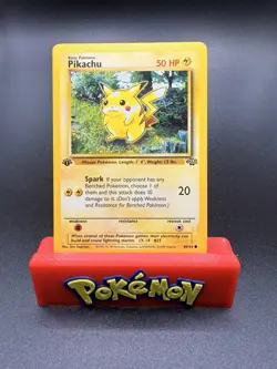 Pikachu #60 / 64 1st Edition Jungle - NM - Pokemon 1999 TCG WOTC Vintage - Image 1