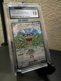 Pokemon Teal Mask Ogerpon Ex 114/101 Transformation Mask JPN CGC Gem mint 10 - Image 1