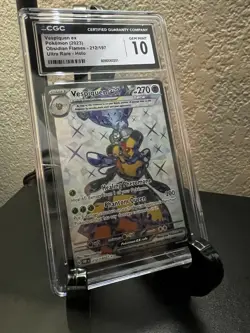 CGC 10 GEM MINT Vespiquen EX 212/197 Obsidian Flames Full Art Ultra Rare Pokemon - Image 1