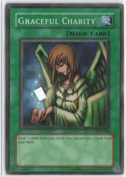 Yugioh - Graceful Charity SDP-040 Unlimited - Starter Deck: Pegasus - Image 1