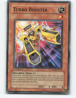 Turbo Booster #DP08-EN003 1st Edition Yugioh Card - Image 1