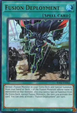 Yu-Gi-Oh! Fusion Deployment 1st Ed. RA02-EN065 Ultra Rare NM/LP x1 - Image 1