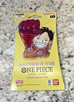 One Piece OP-07 500 Years in the Future Sleeved Booster Pack, English - Image 3