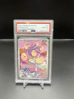 2024 POKEMON SSP EN-SURGING SPARKS ILLUSTRATION RARE #192 EXEGGCUTE PSA 10 - Image 1