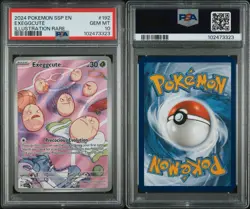 2024 POKEMON SSP EN-SURGING SPARKS ILLUSTRATION RARE #192 EXEGGCUTE PSA 10 - Image 5