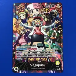 One Piece OP07-097 Vegapunk | Leader Alt Art English Parallel ENG CCG CARD - Image 1