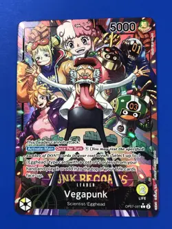 One Piece OP07-097 Vegapunk | Leader Alt Art English Parallel ENG CCG CARD - Image 2