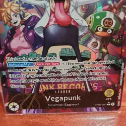 One Piece Vegapunk OP07-097 Leader Alt Art 500 Years in the Future English - Image 3