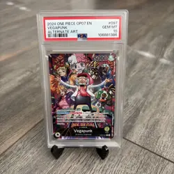 2024 ONE PIECE OP07-500 YEARS IN THE FUTURE ALTERNATE ART #097 VEGAPUNK PSA 10 - Image 1