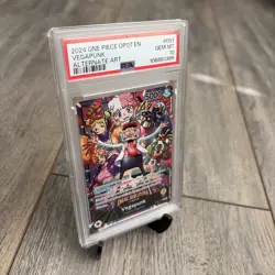 2024 ONE PIECE OP07-500 YEARS IN THE FUTURE ALTERNATE ART #097 VEGAPUNK PSA 10 - Image 2