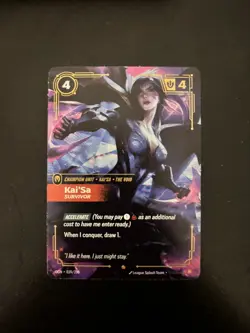 Kaisa Card Champion Rare 039/298 Kai'Sa Survivor Riftbound Foil English - Image 1
