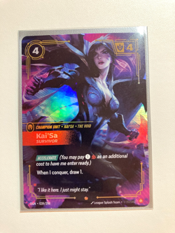 Kaisa Card Champion Rare 039/298 Kai'Sa Survivor Riftbound Foil English - Image 1