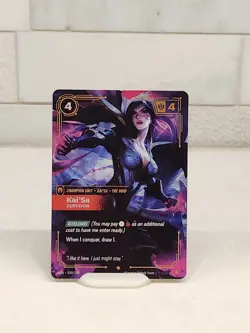 Kaisa Card Champion Rare 039/298 Kai'Sa Survivor Riftbound Foil English - Image 1