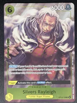 Silvers Rayleigh Op14-108 Dash Pack PROMO One Piece Card TCG - Image 1