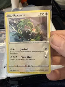 Rayquaza SWSH029 SWSH: Sword & Shield Promo Cards Holo Swirl Pokemon G50 - Image 2