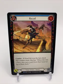 FaB Card - Recoil (Blue) - Rare - OUT061 - 1st - NM - Outsiders - Image 1
