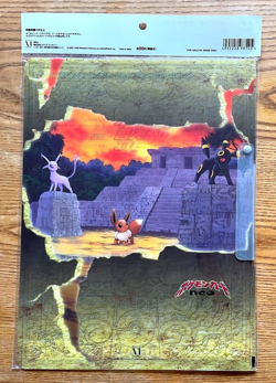 Sealed Pokemon Card Neo Genesis Premium File 2 & 3 Folder Set Japanese Vintage - Image 3