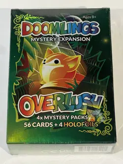 Doomlings Overlush Mystery Expansion Box 56 Cards w/ 4 Holofoils - New / Sealed - Image 1