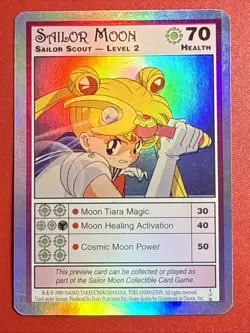 Sailor Moon Archival CCG "Sailor Moon" #1/9 Holo Foil Cards - Image 1