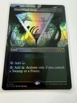 Wastewood Verge (Borderless) (FOIL) ✅ magic the gathering (MTG) ✅ Aetherdrift - Image 1