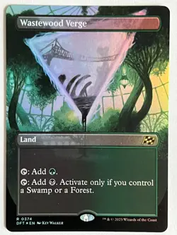 MTG: Aetherdrift - Wastewood Verge - FOIL Borderless Rare - 0374 NM - Image 1