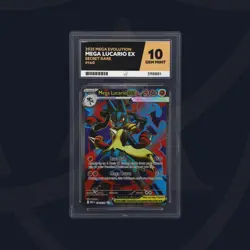 Pokemon TCG Mega Lucario EX 160/132 Secret Rare ACE 10 Gem Mint - PERFECT SUBS! - Image 3