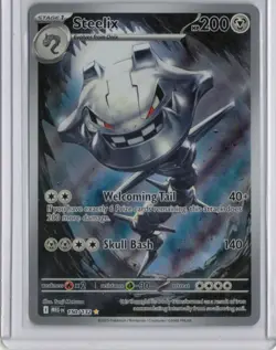 Steelix Illustration Rare Pokemon TCG Mega Evolutions 150/132 - Image 1