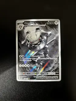 Steelix 150/132 Illustration Rare IR Pokemon TCG Mega Evolutions DMGD OUT PACK! - Image 1