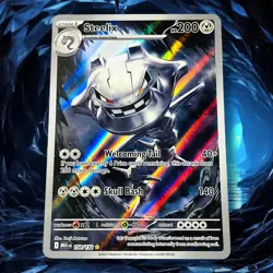 Pokemon TCG Steelix 150/132 Illustration Rare Full Art Mega Evolutions Card NM - Image 1