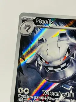 Pokemon TCG Steelix 150/132 Illustration Rare Full Art Mega Evolutions Card NM - Image 4