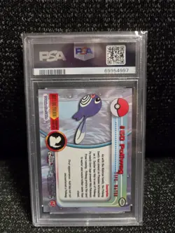 PSA 9 2000 Pokemon Game Topps Chrome Poliwag TV Rare Base Set Series 1 MINT GEM - Image 2