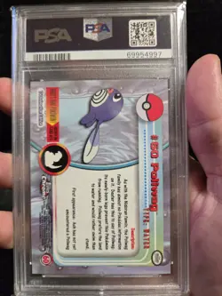PSA 9 2000 Pokemon Game Topps Chrome Poliwag TV Rare Base Set Series 1 MINT GEM - Image 4