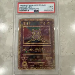 PSA 9!!! 2000 ANCIENT MEW POKEMON MOVIE PROMO CARD!! PSA 9 GEM MINT CONDITION!! - Image 1