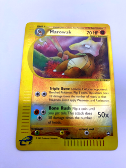 Pokemon Card - Reverse-Holo Marowak 54/147 Aquapolis *PL* e-Card Uncommon - Image 1