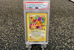 2021 Pokemon Celebrations Birthday Pikachu Holo Black Star PSA 10 GEM MINT - Image 1