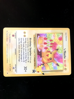 Birthday Pikachu Holo 24 Celebrations Classic Collection Pokemon 2021 MINT - Image 2